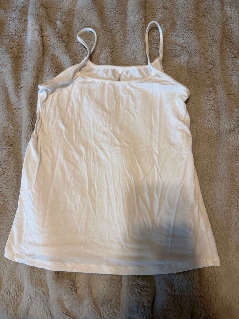 SET Active White Spaghetti Strap Camisole